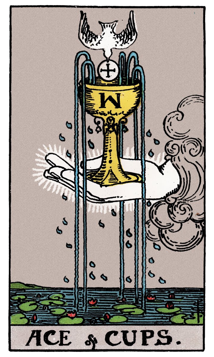 Ace of Cups — Rider-Waite tarot card