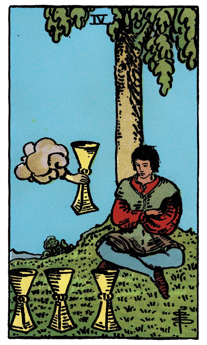 Four of Cups — Rider-Waite tarot card