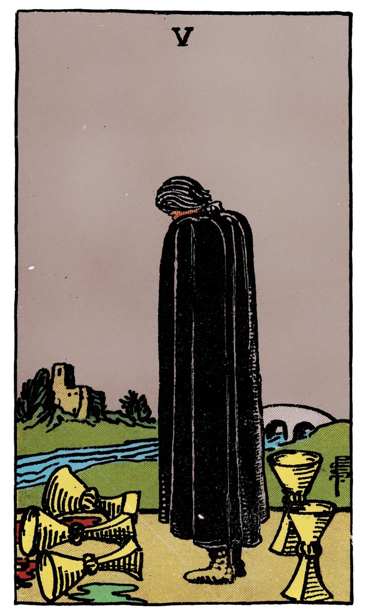 Five of Cups — Rider-Waite tarot card
