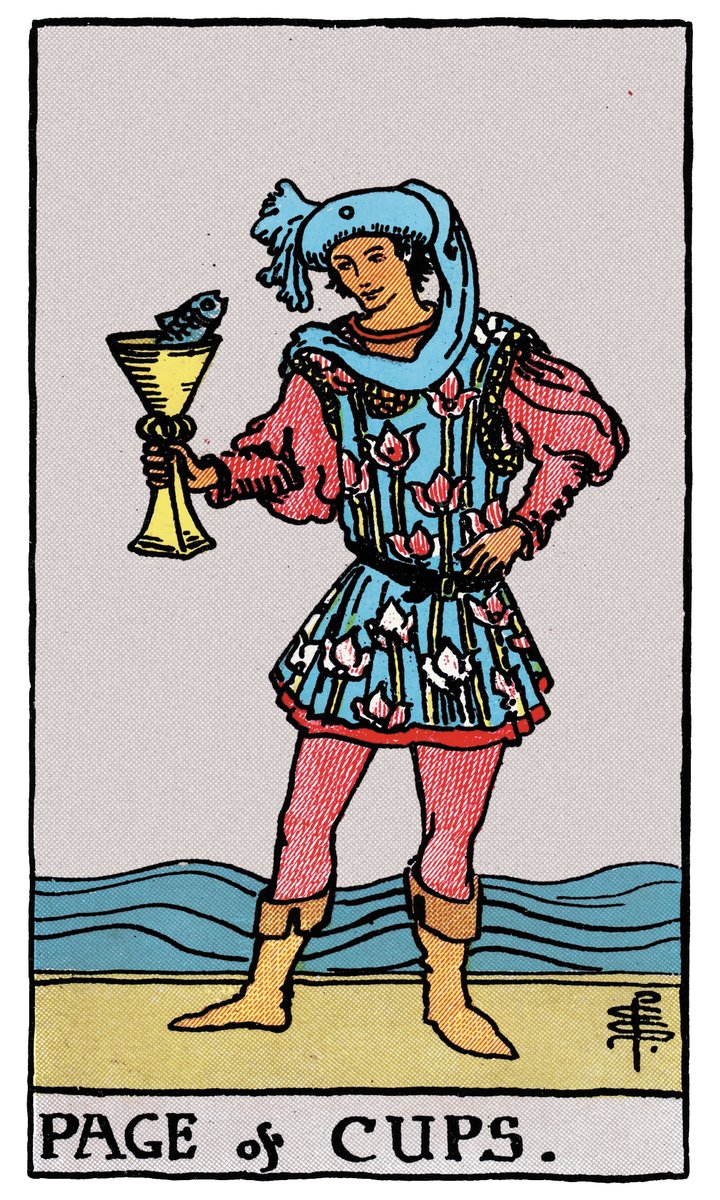 Page of Cups — Rider-Waite tarot card