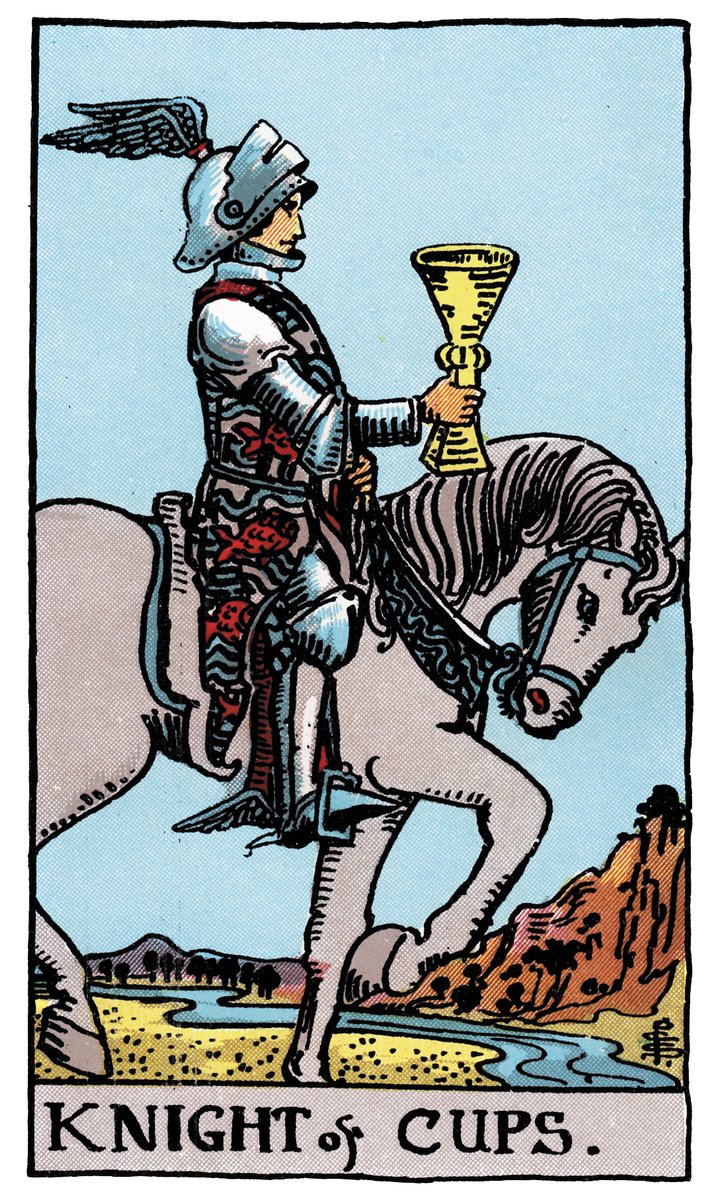 Knight of Cups — Rider-Waite tarot card