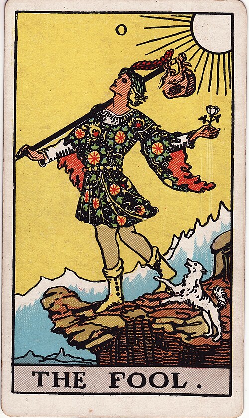 The Fool — Rider-Waite tarot card