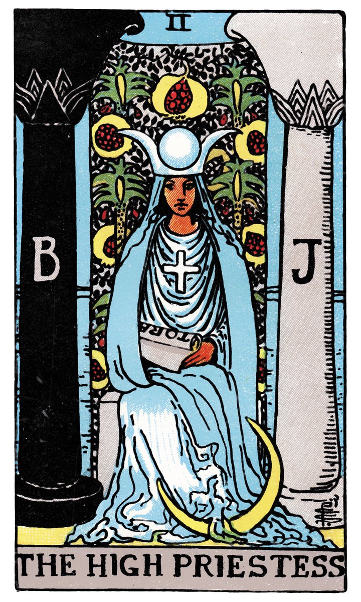 The High Priestess — Rider-Waite tarot card