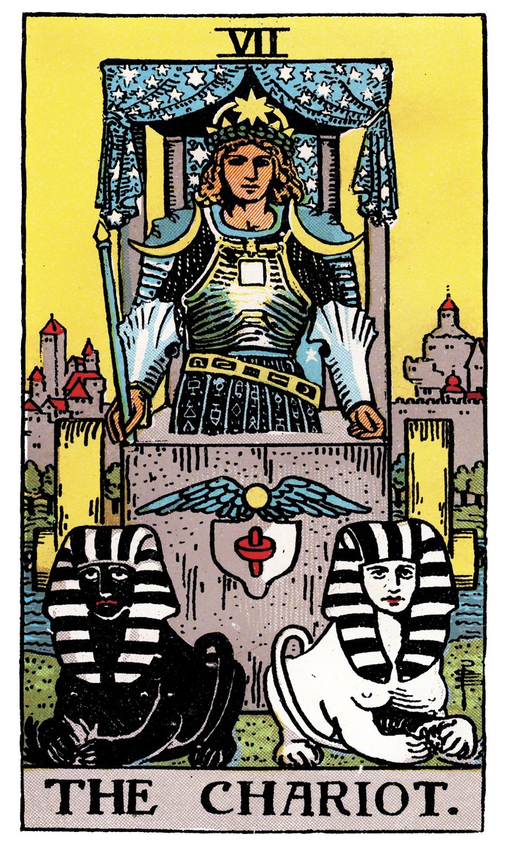 The Chariot — Rider-Waite tarot card