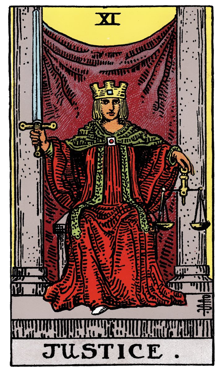Justice — Rider-Waite tarot card