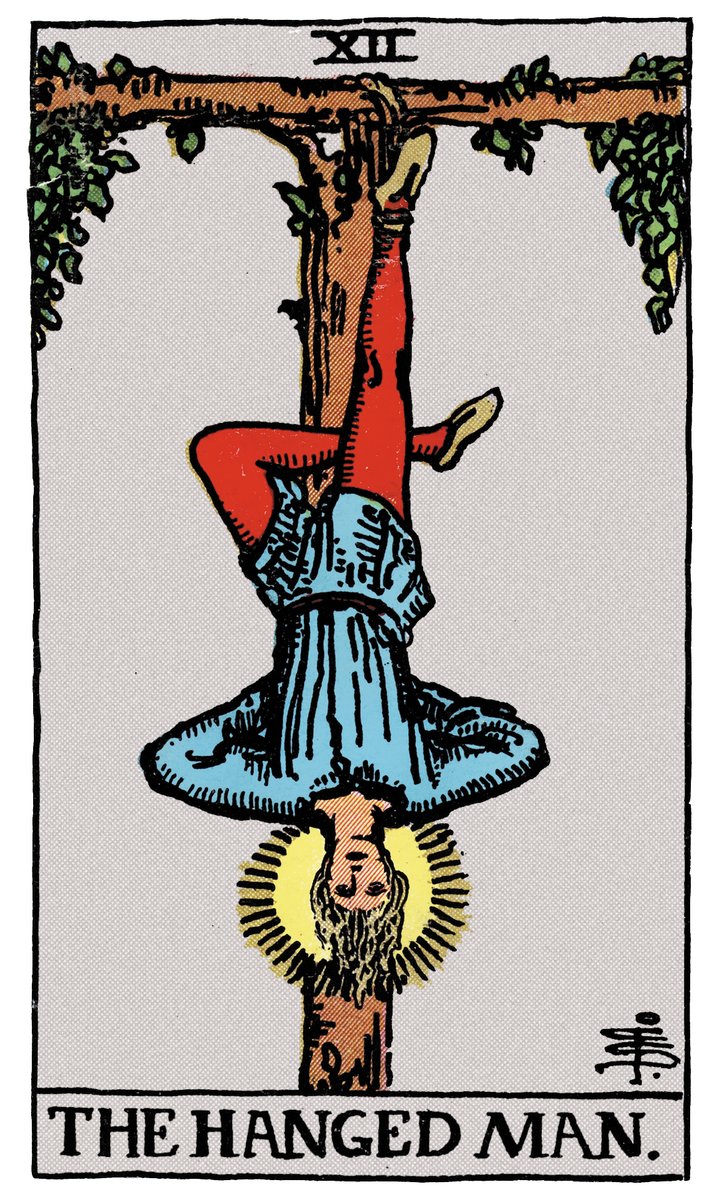 The Hanged Man — Rider-Waite tarot card