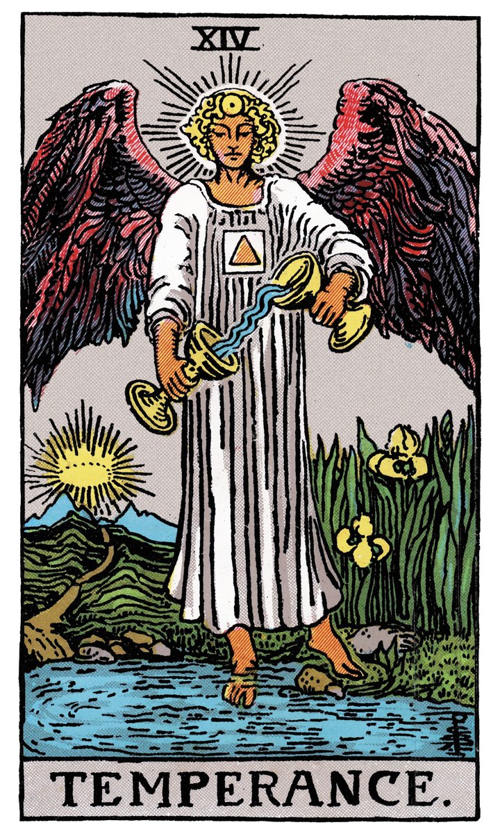 Temperance — Rider-Waite tarot card