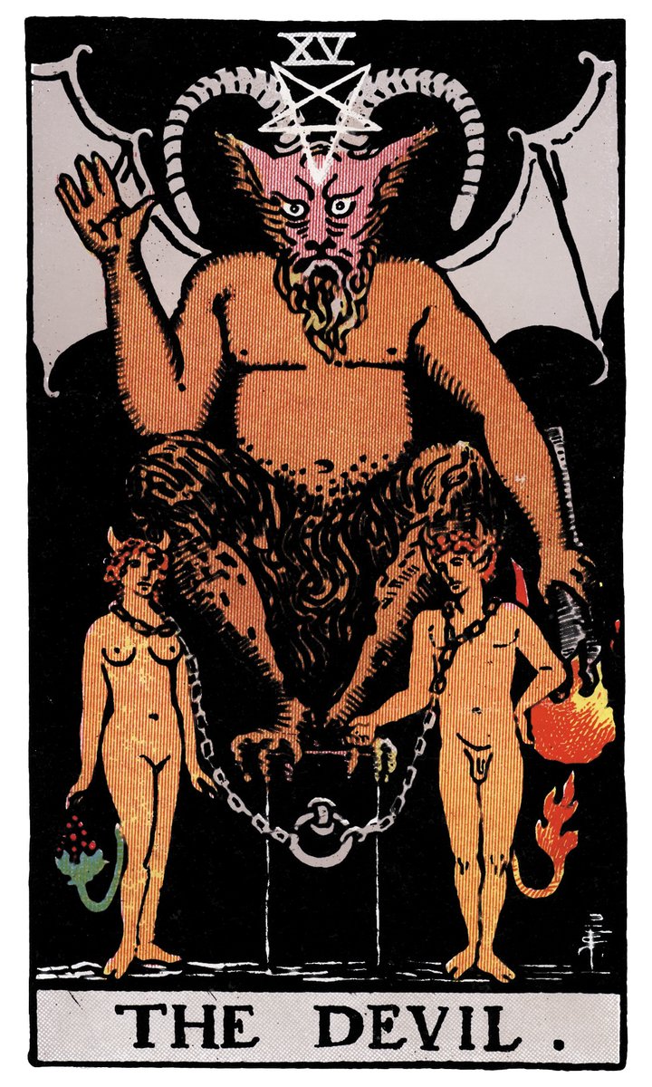 The Devil — Rider-Waite tarot card