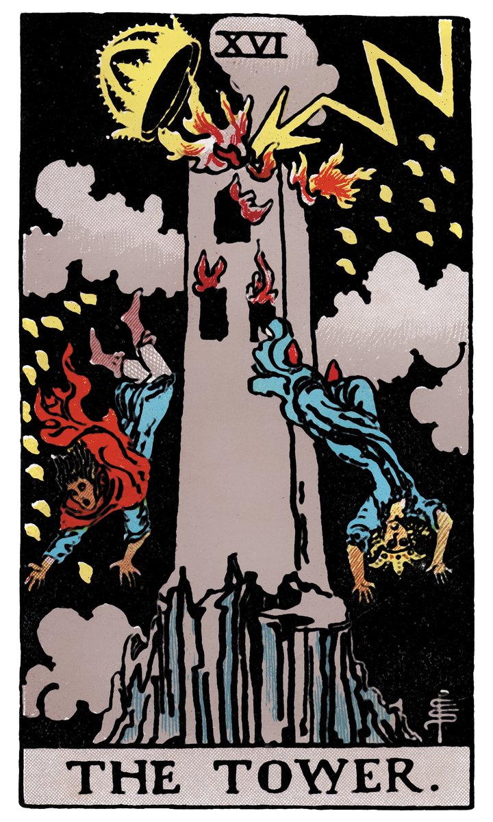 The Tower — Rider-Waite tarot card