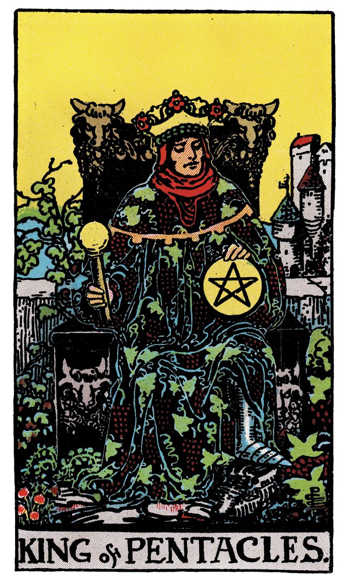 King of Pentacles — Rider-Waite tarot card