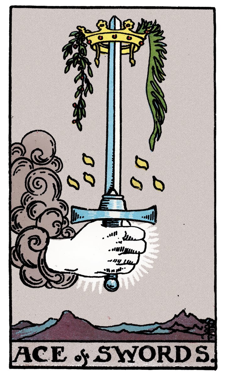 Ace of Swords — Rider-Waite tarot card