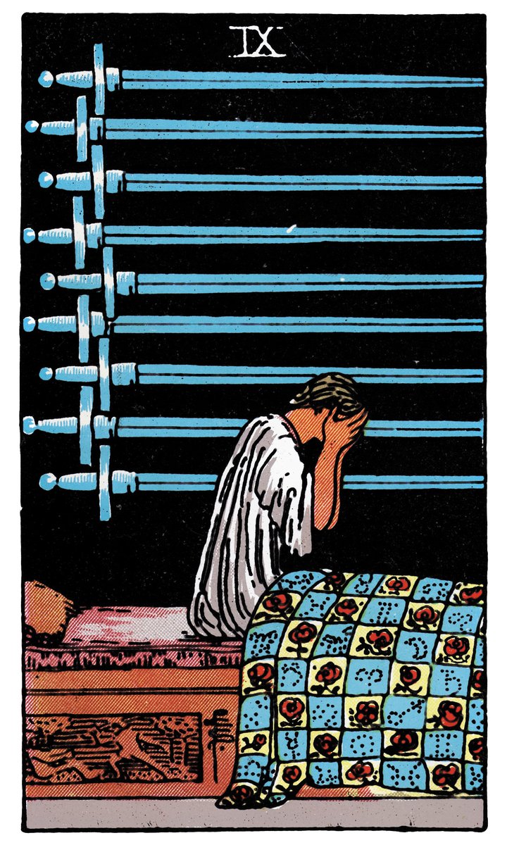 Nine of Swords — Rider-Waite tarot card