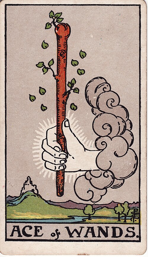 Ace of Wands — Rider-Waite tarot card
