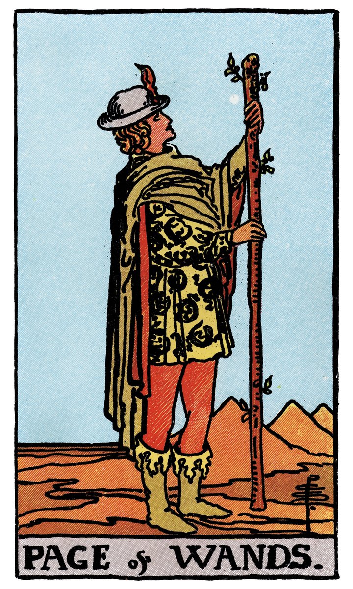 Page of Wands — Rider-Waite tarot card