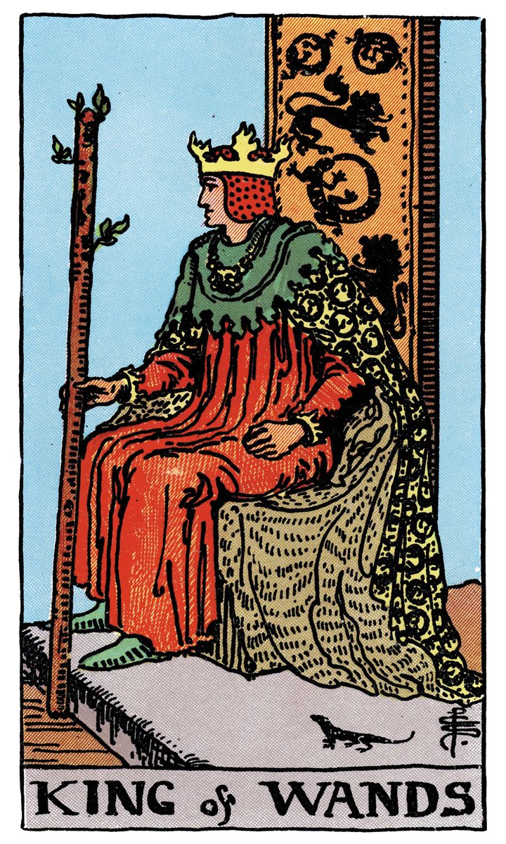 King of Wands — Rider-Waite tarot card